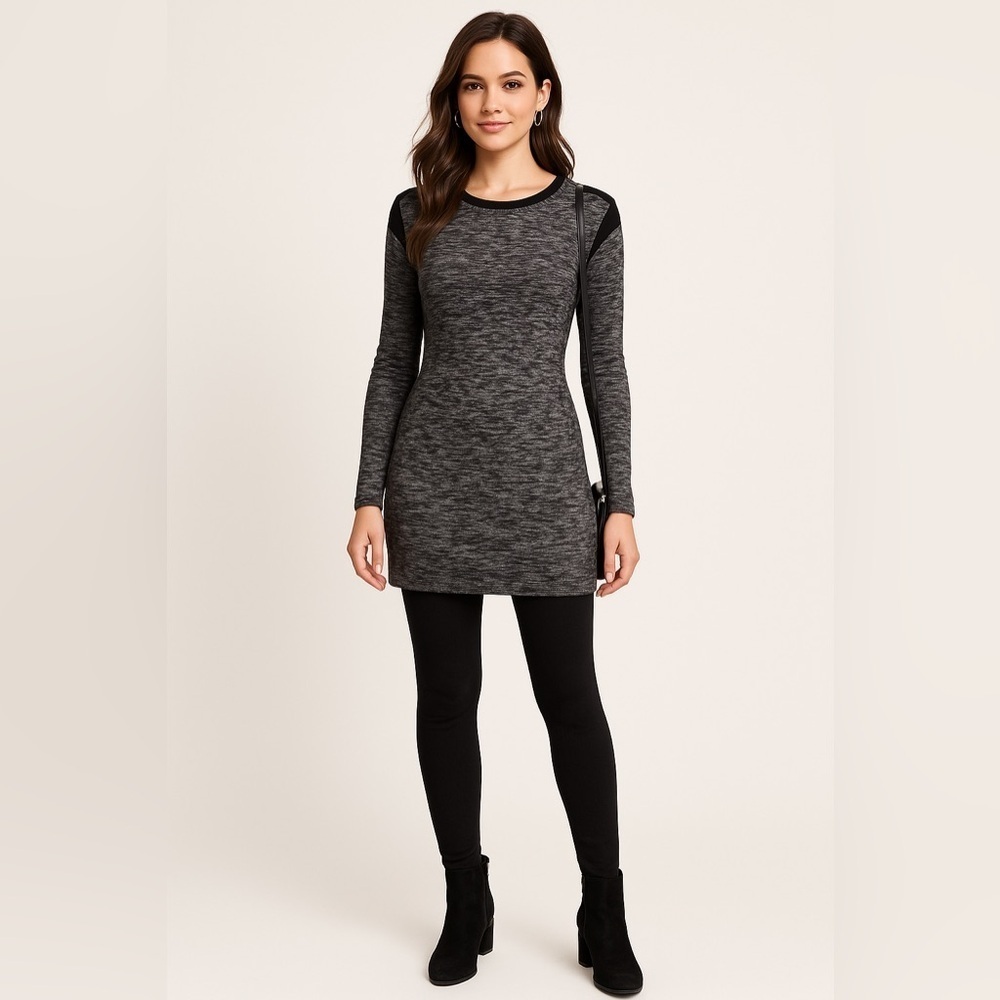 Athleta Retreat Knit cottonblend sweater dress Athleisure Versatile Boho Sz S